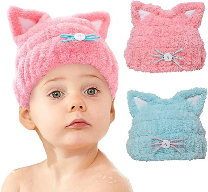 Kitty Hair drying towel