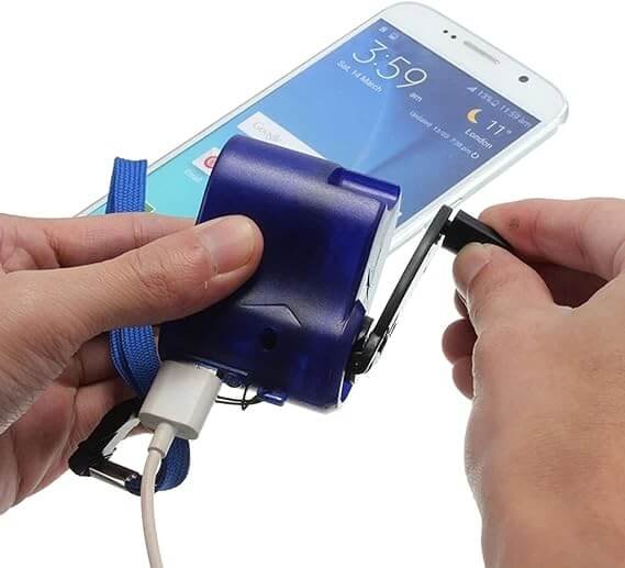 Hand-Crank Phone Charger